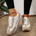 Women's retro lace-up sneakers with side zip detail