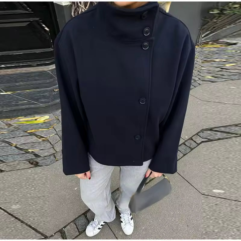 Women's short double-breasted jacket