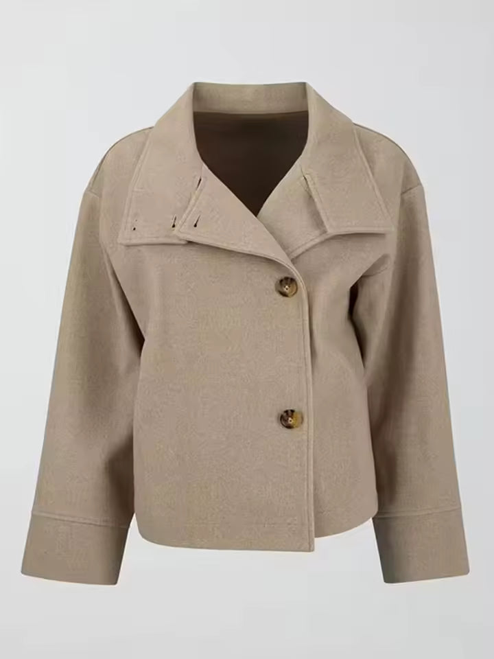 Women's short double-breasted jacket
