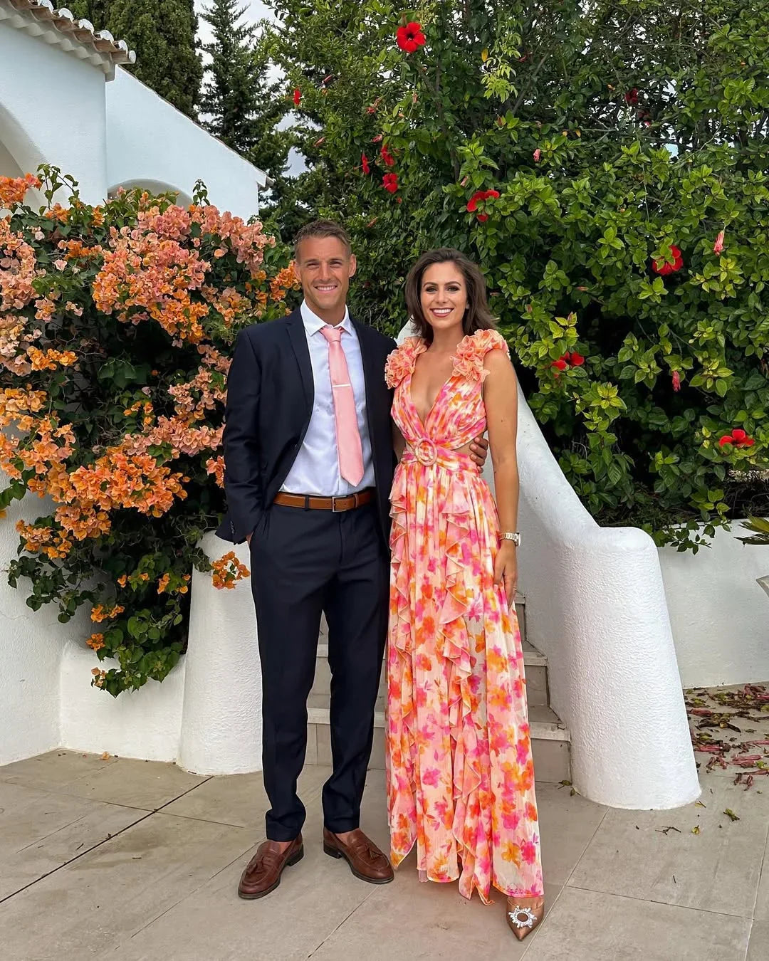 Women's sleeveless floral maxi dress
