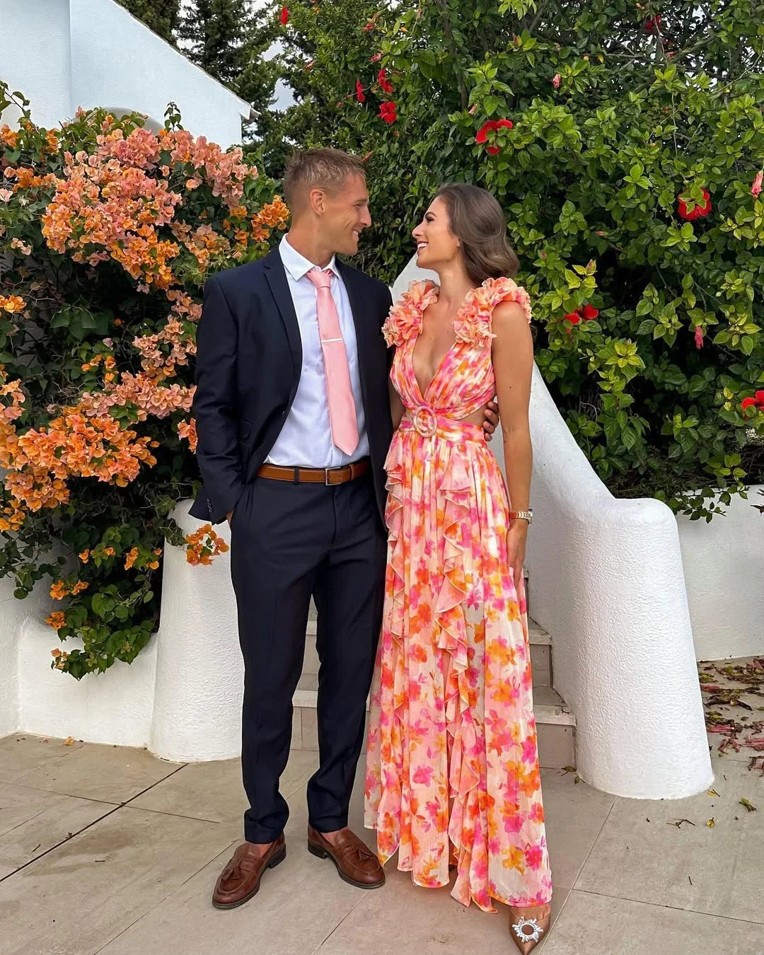 Women's sleeveless floral maxi dress