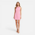 Women's sleeveless formal mini dress