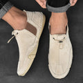 Men's slip-on shoes with round toe