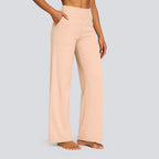 Women's stretch trousers with fitted cut