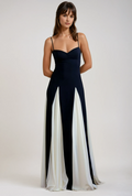 Women's spaghetti strap formal maxi dress