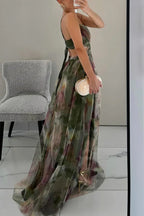 Women's twisted cut-out maxi wedding guest dress