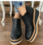 Women's urban slip-on boots with padded insole